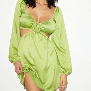 DYNAMITE CUT OUT MINI DRESS